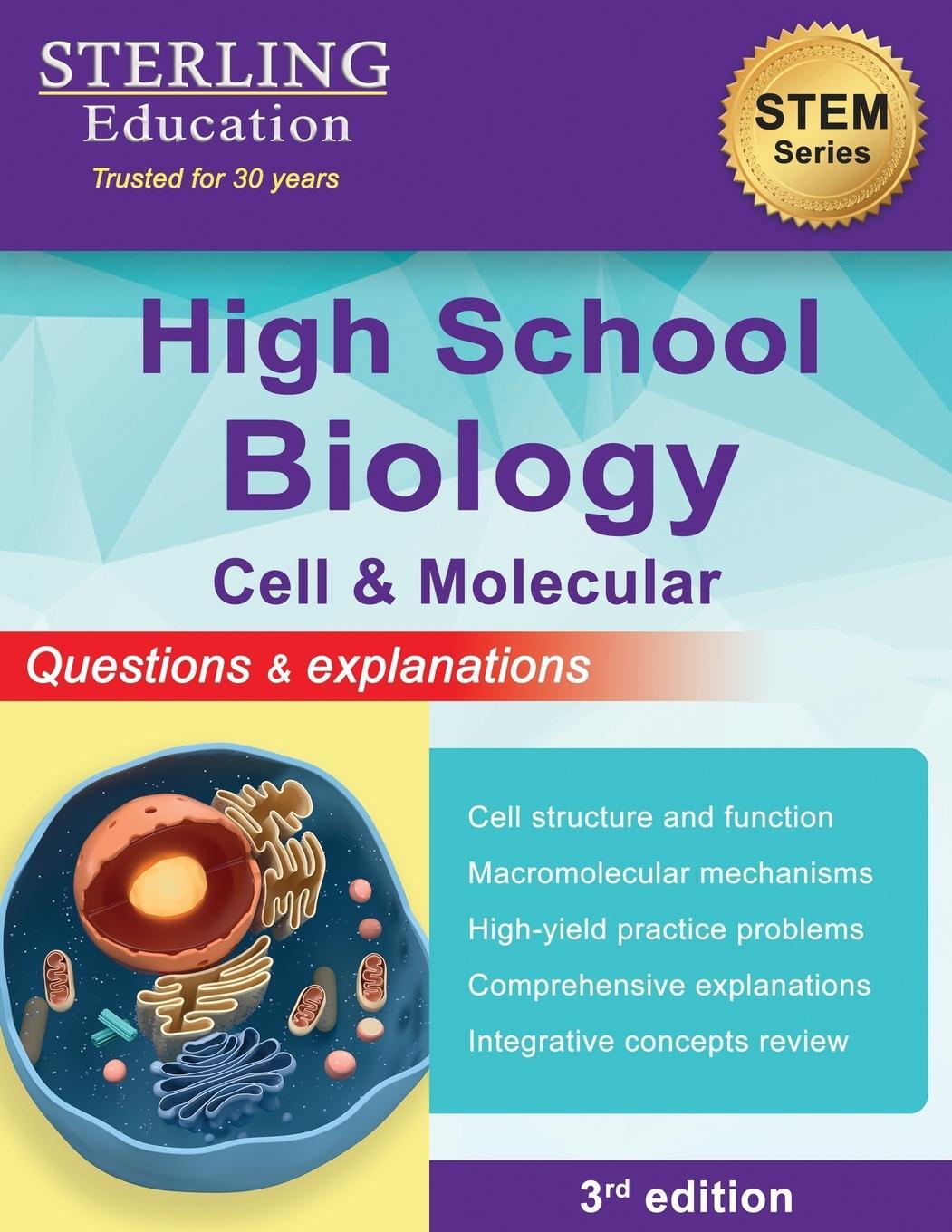 Cover: 9798885571272 | High School Biology | Sterling Education | Taschenbuch | Paperback