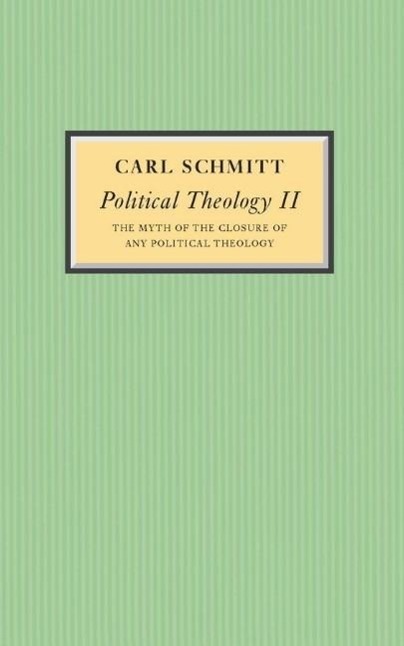 Cover: 9780745642543 | Political Theology II | Carl Schmitt | Taschenbuch | 224 S. | Englisch