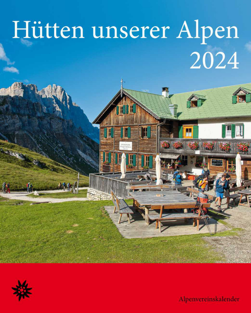 Cover: 9783731868897 | Hütten unserer Alpen 2024 | Korsch Verlag | Kalender | Spiralbindung