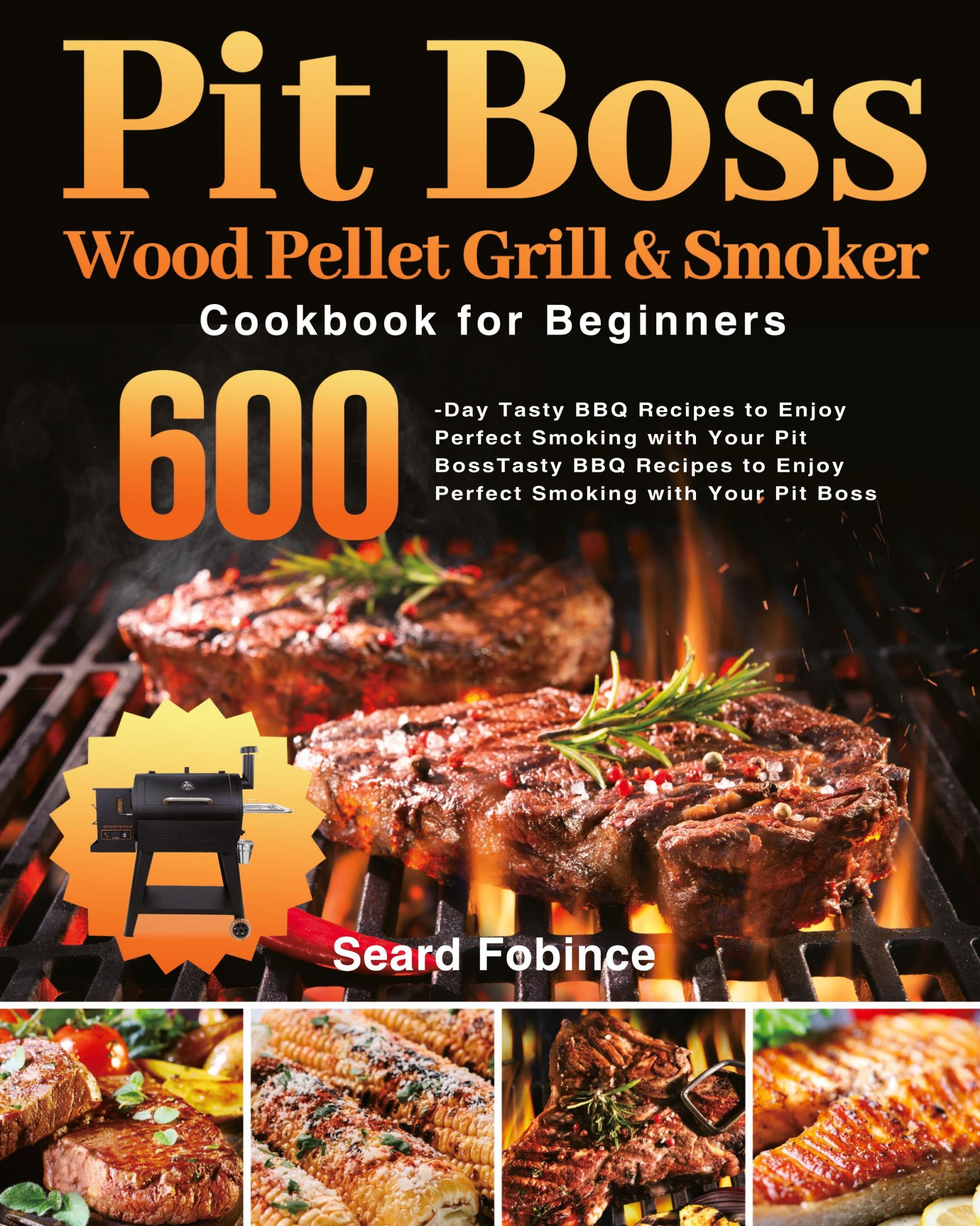 Cover: 9781639350957 | Pit Boss Wood Pellet Grill &amp; Smoker Cookbook for Beginners | Fobince