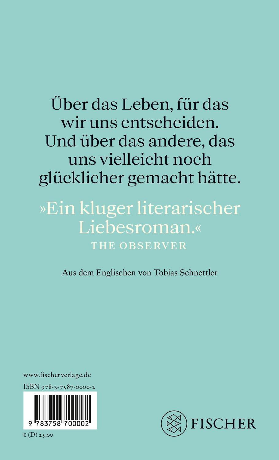 Rückseite: 9783758700002 | Die Unmöglichkeit von Liebe | Roman | Francesca Reece | Buch | 416 S.