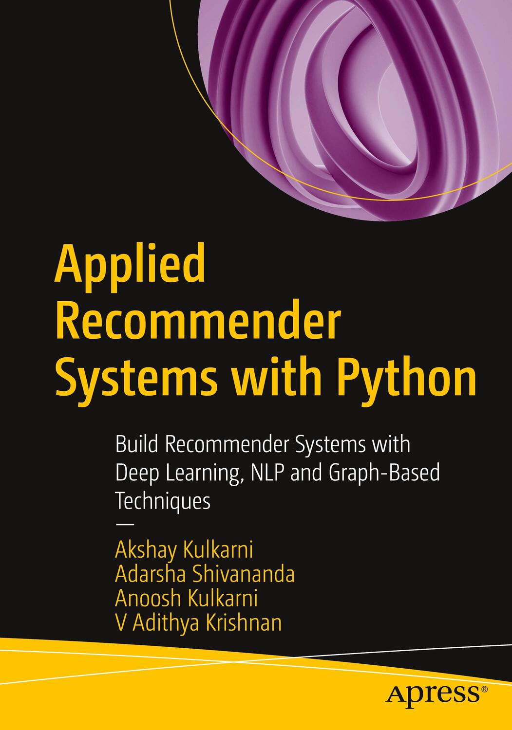 Cover: 9781484289532 | Applied Recommender Systems with Python | Akshay Kulkarni (u. a.)