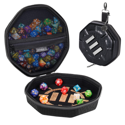 Cover: 637836621170 | ENHANCE Tabletop Collector's Edition Dice Case Black Dragon Scales