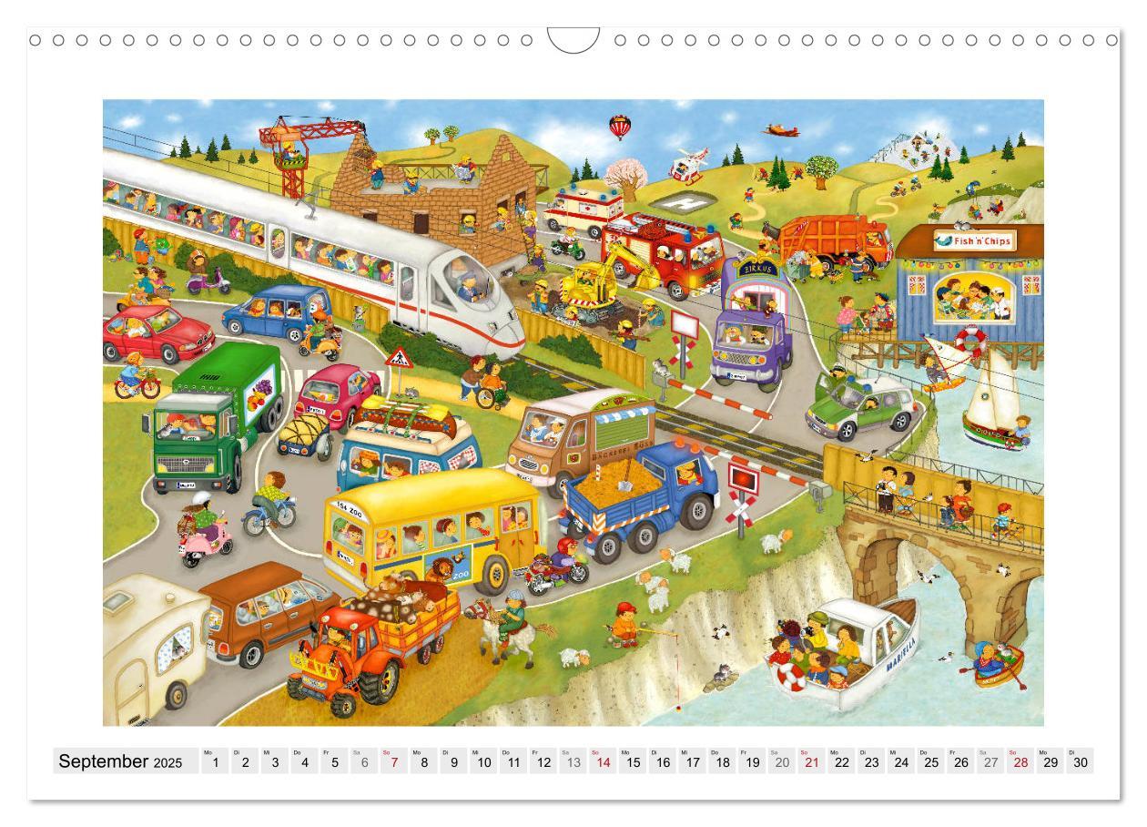 Bild: 9783435416042 | Meine kleine Wimmelwelt (Wandkalender 2025 DIN A3 quer), CALVENDO...