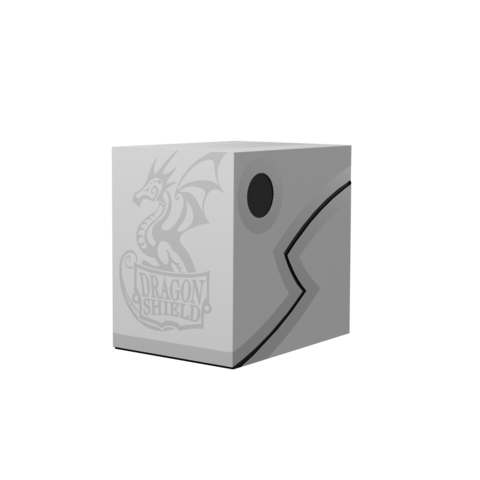 Cover: 5706569306359 | Boxes - Double Shell Ashen White/Black | Dragon Shield!
