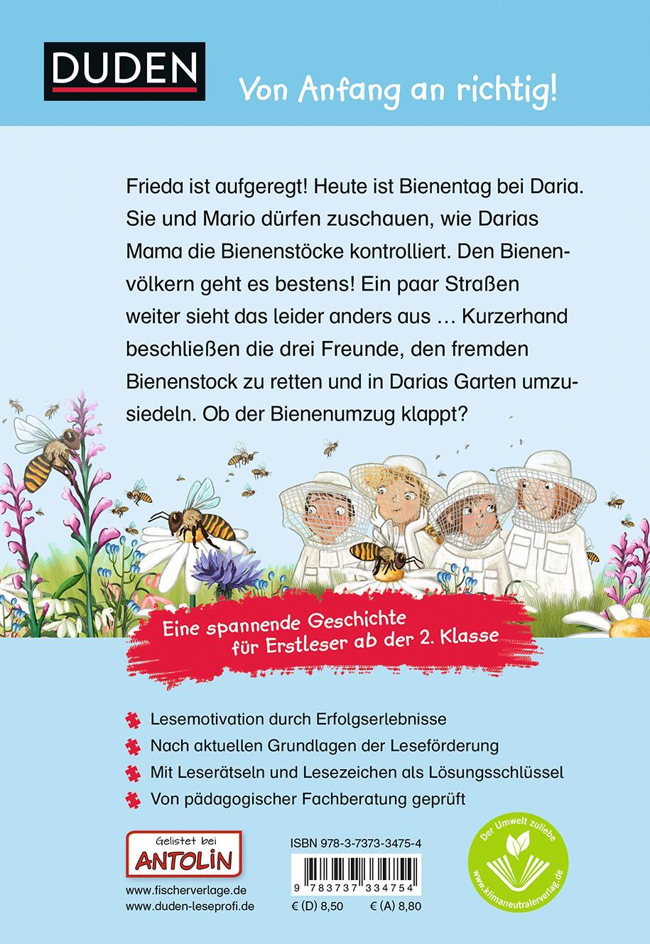 Rückseite: 9783737334754 | Duden Leseprofi - Die Bienenretter, 2. Klasse | Luise Holthausen