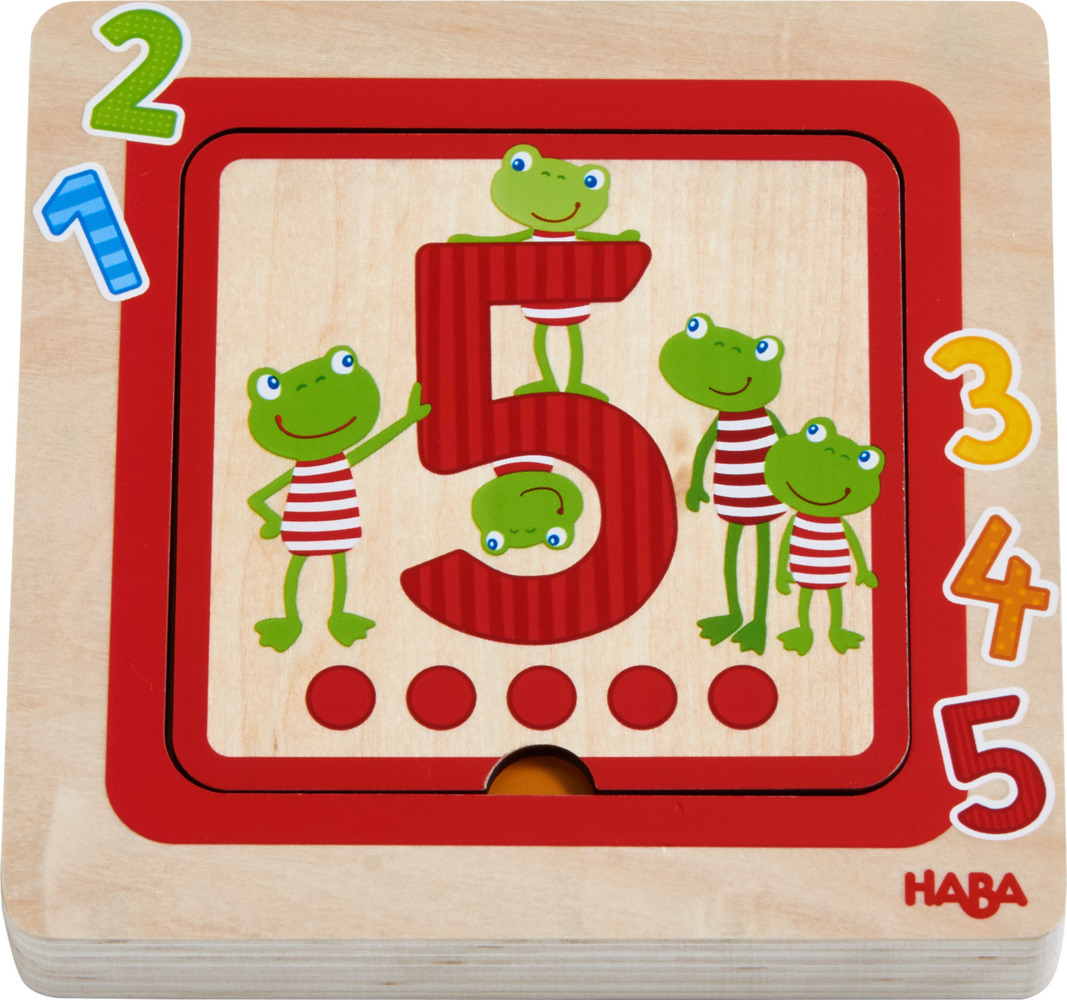 Cover: 4010168251042 | HABA Holzpuzzle Zahlenfreunde (Kinderpuzzle) | Spiel | 1305529001