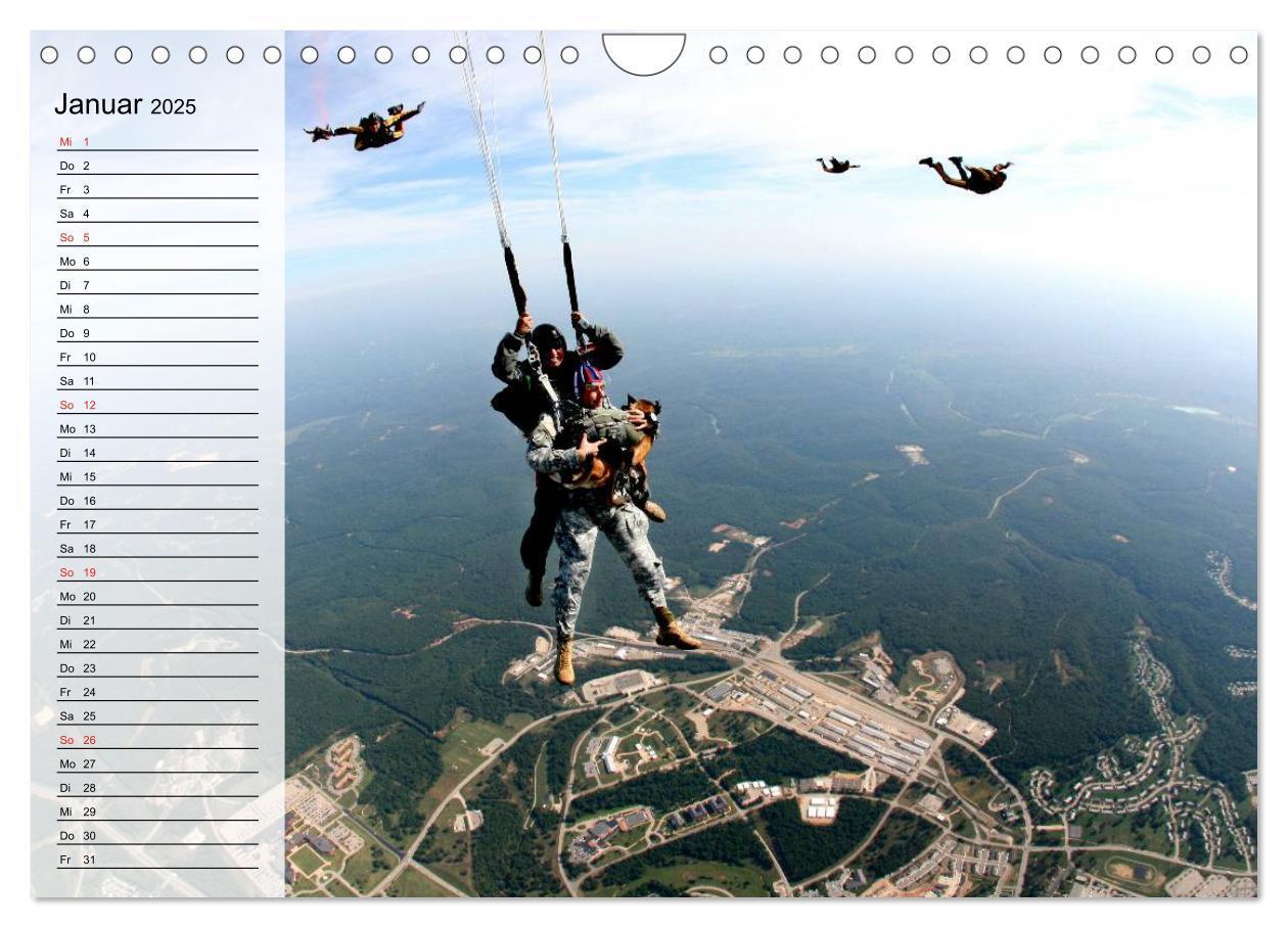 Bild: 9783435547920 | Fallschirmspringer. Absprung der U.S. Navy Seals (Wandkalender 2025...