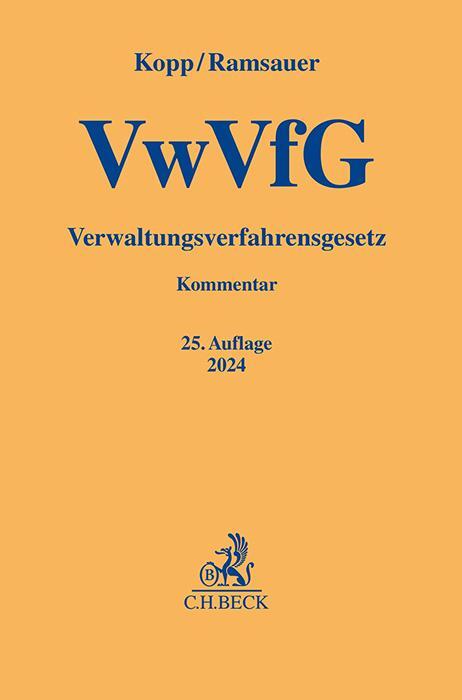 Cover: 9783406820052 | Verwaltungsverfahrensgesetz | Ulrich Ramsauer | Taschenbuch | XXXVI