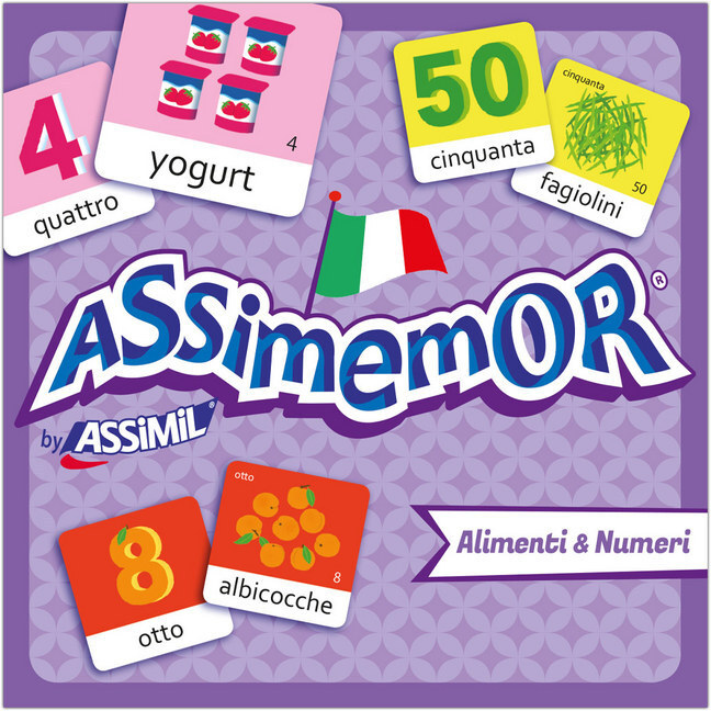 Cover: 9782700590432 | Assimemor, Alimenti & Numeri - Speisen & Zahlen (Kinderspiel) | Spiel