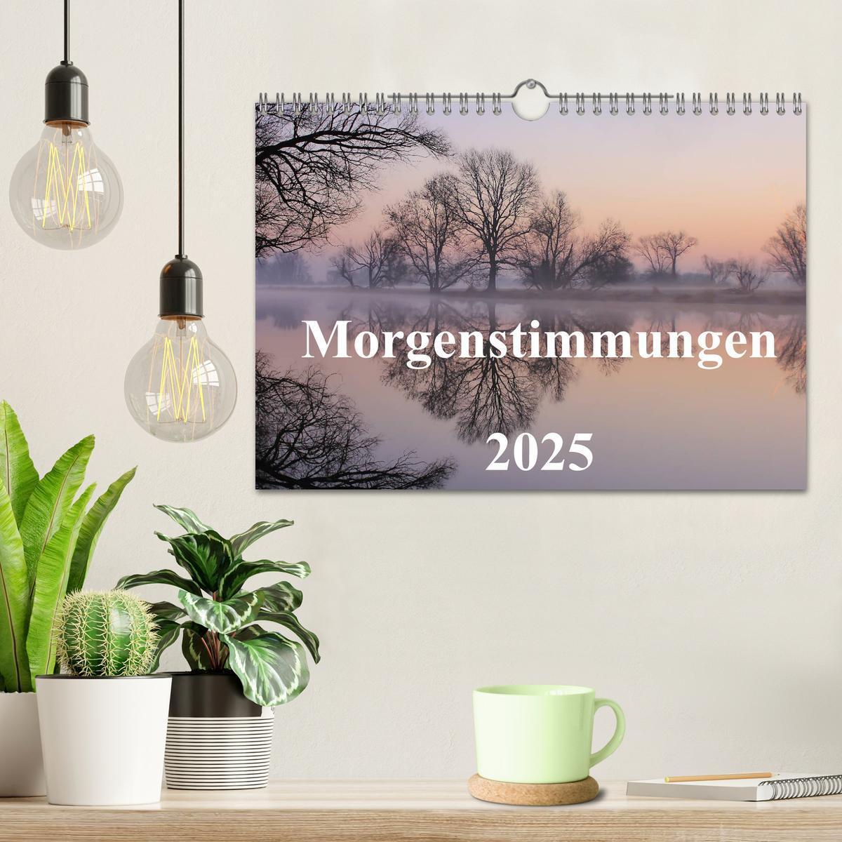 Bild: 9783435760350 | Morgenstimmungen 2025 (Wandkalender 2025 DIN A4 quer), CALVENDO...