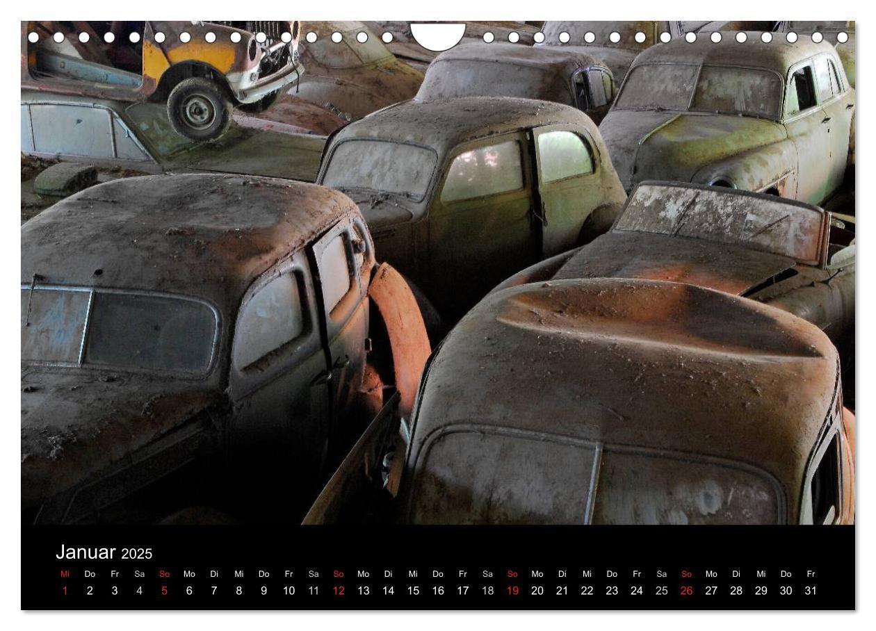 Bild: 9783435777204 | ROSTLAUBEN Die schönsten Autowracks (Wandkalender 2025 DIN A4...