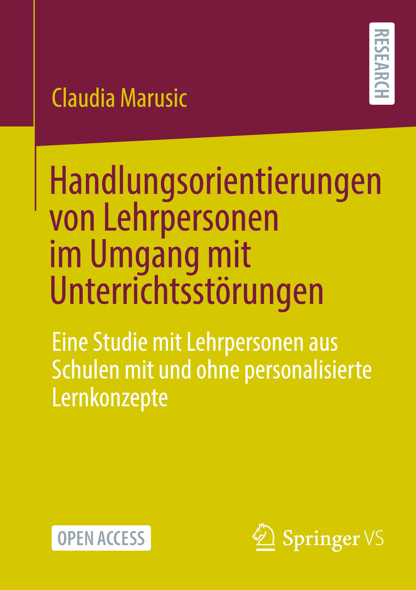 Cover: 9783658416997 | Handlungsorientierungen von Lehrpersonen im Umgang mit...