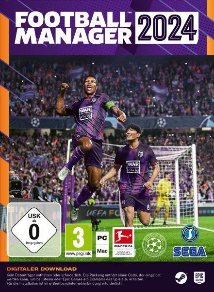 Cover: 5055277051960 | Football Manager 2024 (Code in a Box) (PC). Für Windows 10/11/MAC