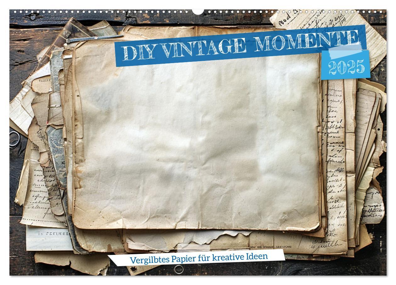 Cover: 9783457144039 | DIY Vintage Momente (Wandkalender 2025 DIN A2 quer), CALVENDO...