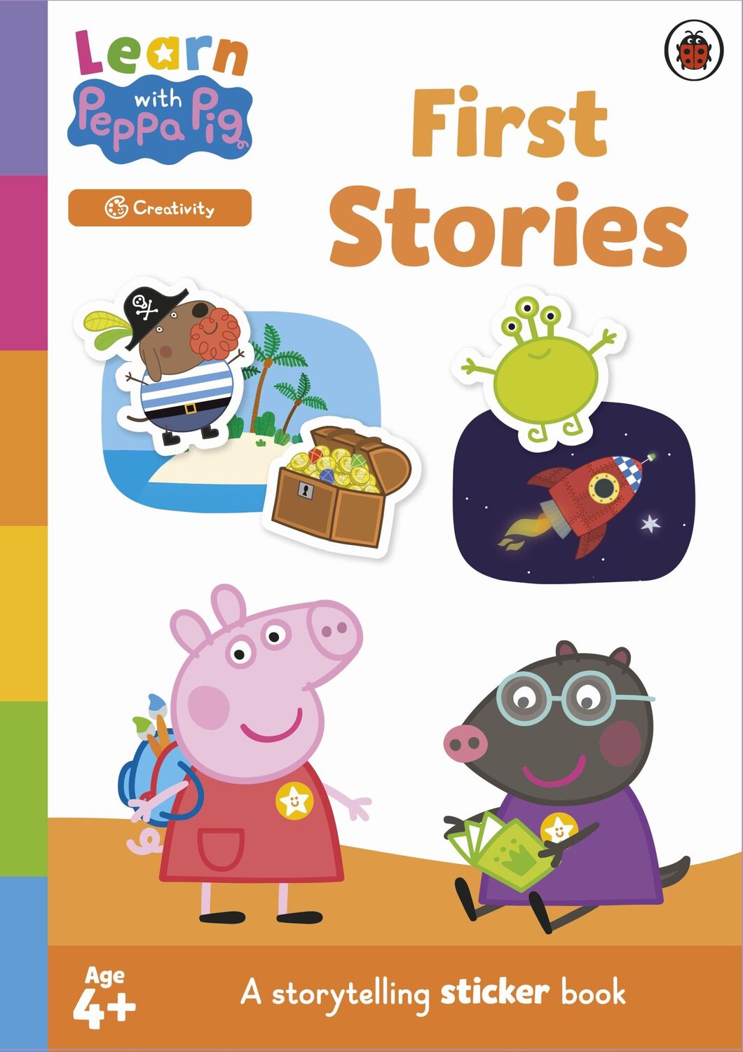 Cover: 9780241645673 | Learn with Peppa: First Stories sticker activity book | Peppa Pig