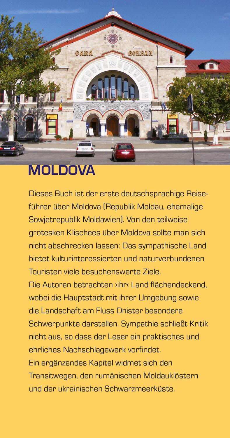 Bild: 9783897944558 | Reiseführer Moldova | Frieder Monzer (u. a.) | Taschenbuch | ENGLBR