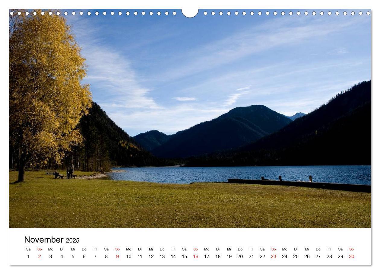 Bild: 9783435561674 | Berge und Seen rund um die Zugspitze (Wandkalender 2025 DIN A3...