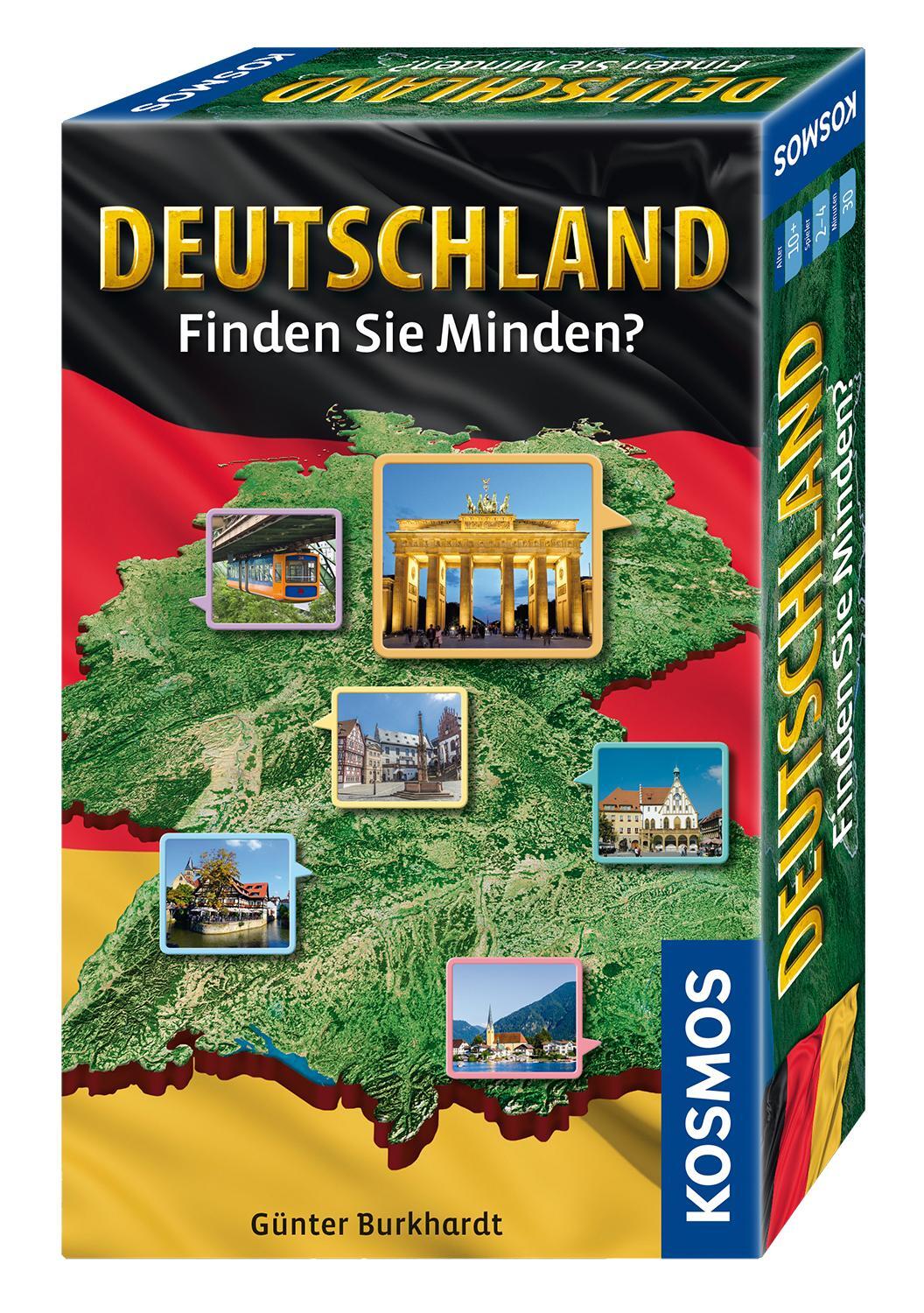 Cover: 4002051711412 | Deutschland - Finden Sie Minden? | Günter Burkhardt | Spiel | Deutsch