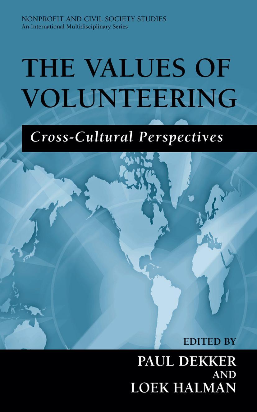 Cover: 9780306477379 | The Values of Volunteering | Cross-Cultural Perspectives | Buch | xiv