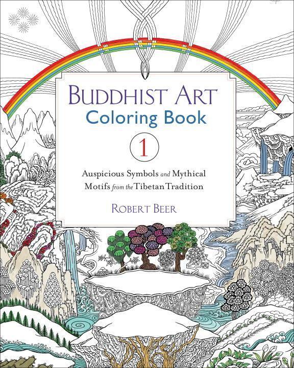 Cover: 9781611803518 | Buddhist Art Coloring, Book 1: Auspicious Symbols and Mythical...