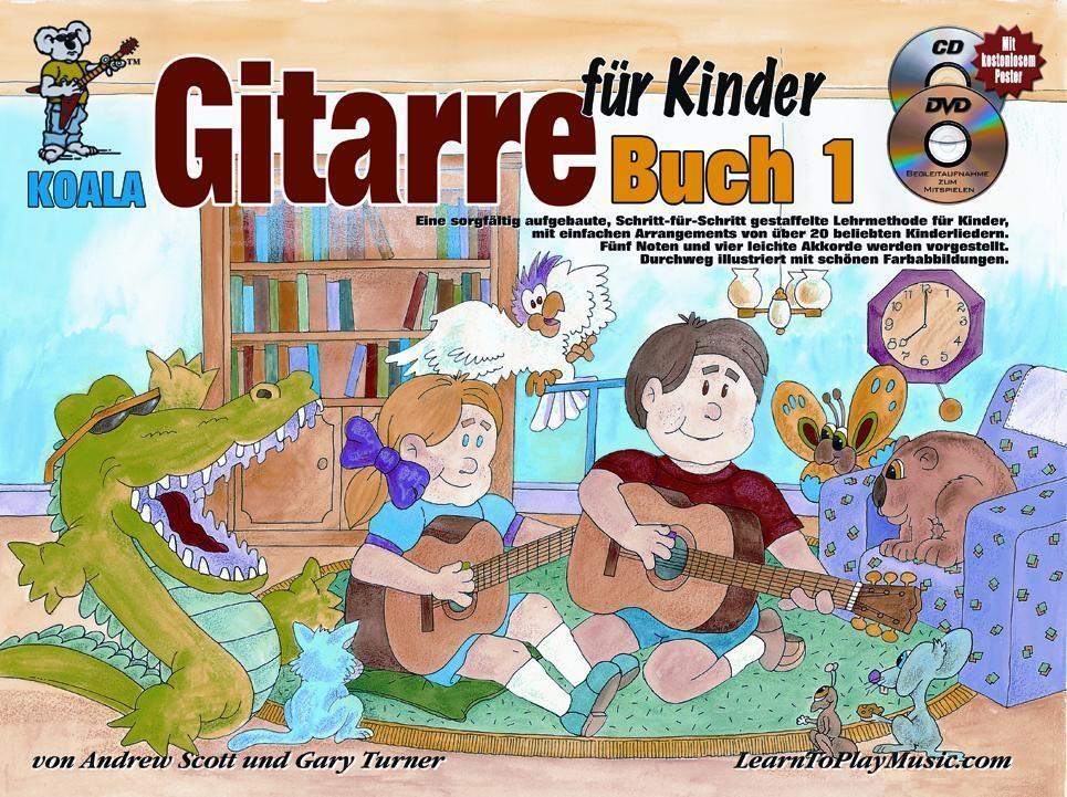 Cover: 9789829150073 | Gitarre für Kinder 1 | Mit CD, DVD und Poster | Scott | Broschüre