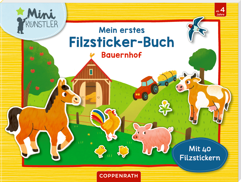 Cover: 9783649639862 | Mein erstes Filzsticker-Buch | Bauernhof | Susanna Hatkemper | Buch