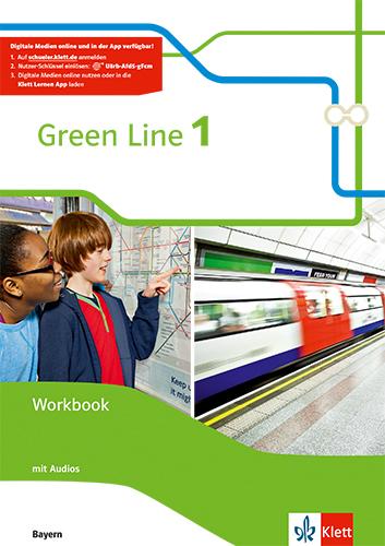 Cover: 9783128030159 | Green Line 1 . Workbook mit Audios. Neue Ausgabe. Bayern | Dennis