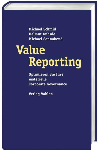 Cover: 9783800631186 | Value Reporting | Optimieren Sie Ihre materielle Corporate Governance