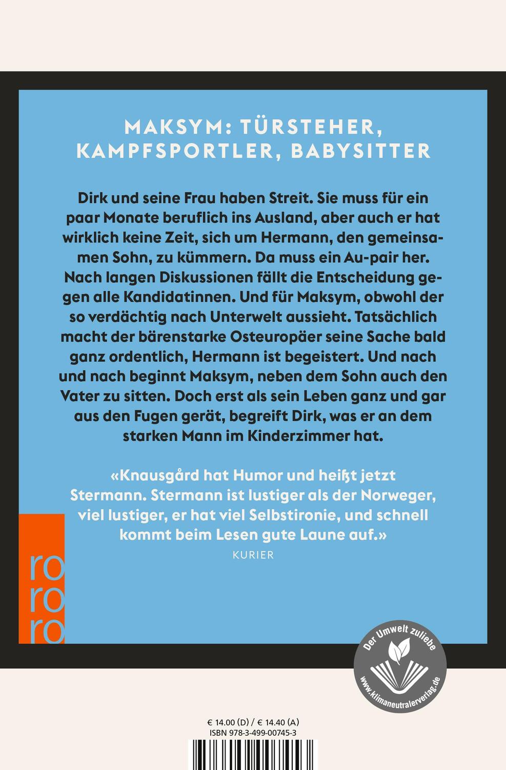 Rückseite: 9783499007453 | Maksym | Dirk Stermann | Taschenbuch | 320 S. | Deutsch | 2023