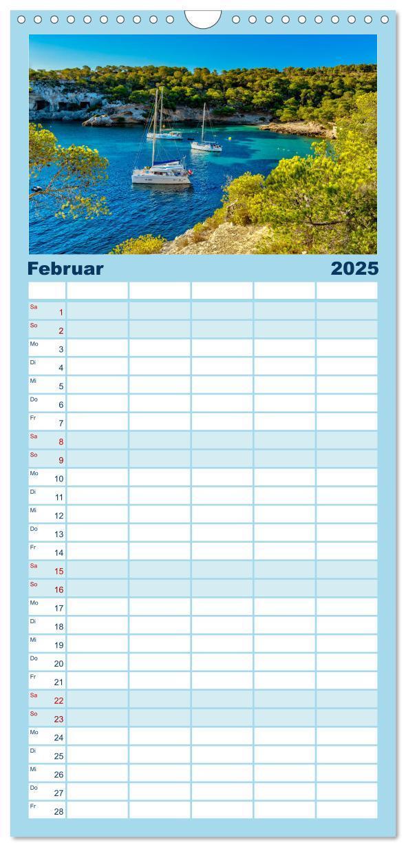 Bild: 9783457118054 | Familienplaner 2025 - Mallorca - Ahoi mit 5 Spalten (Wandkalender,...