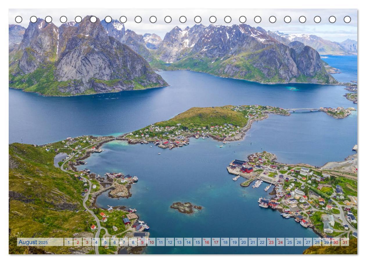 Bild: 9783435411887 | Die Lofoten - Eine Bilder-Reise (Tischkalender 2025 DIN A5 quer),...