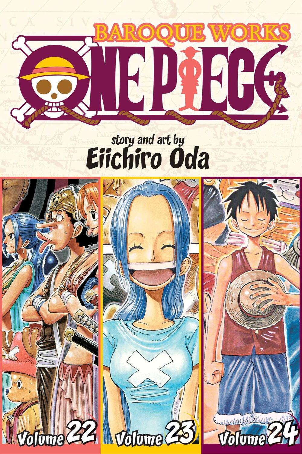 Cover: 9781421555010 | One Piece (Omnibus Edition), Vol. 8 | Includes vols. 22, 23 &amp; 24 | Oda