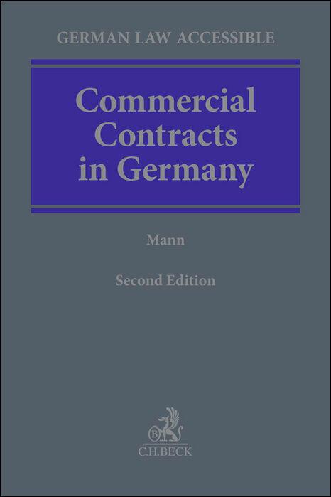 Cover: 9783406809910 | Commercial Contracts in Germany | Marius Mann | Buch | XXXIII | 2024