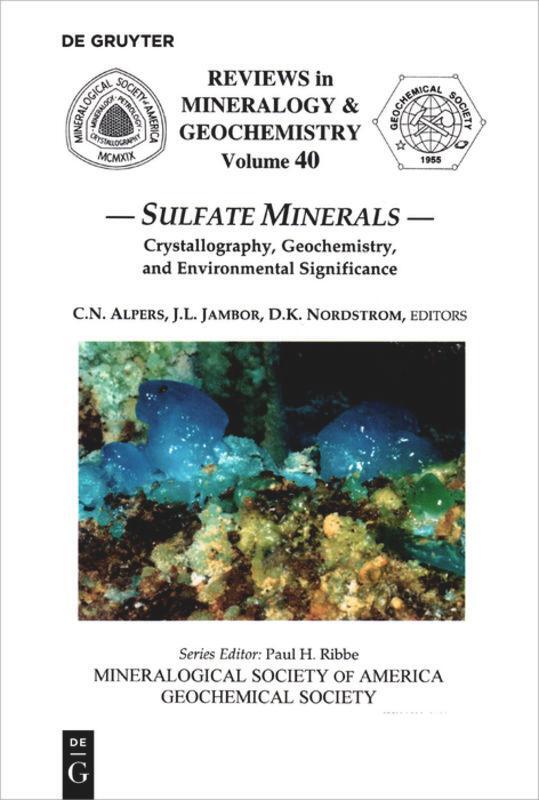 Cover: 9780939950522 | Sulfate Minerals | Charles N. Alpers (u. a.) | Taschenbuch | ISSN