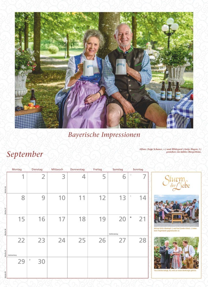 Bild: 4250809654003 | DUMONT - Sturm der Liebe 2025 Broschürenkalender, 42x29cm,...