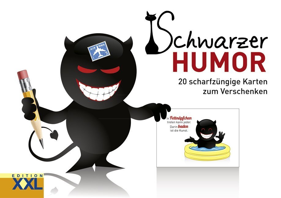 Cover: 9783897368545 | Schwarzer Humor - Geschenkkartenbuch | Taschenbuch | 2016