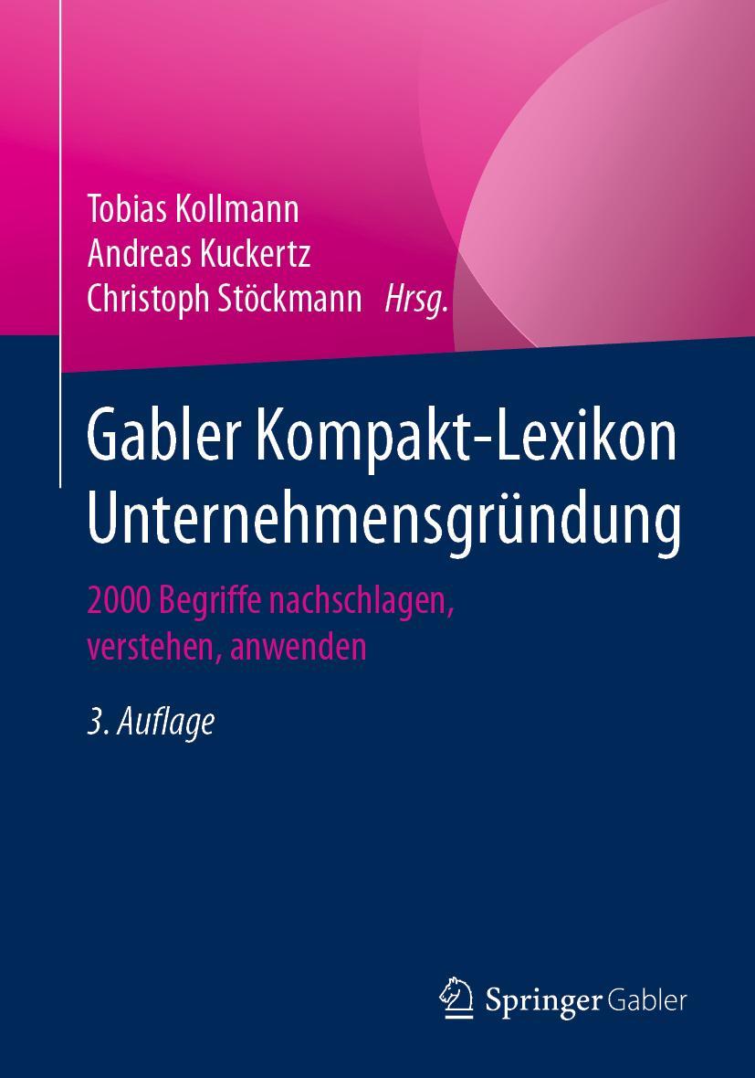 Cover: 9783658309008 | Gabler Kompakt-Lexikon Unternehmensgründung | Tobias Kollmann (u. a.)