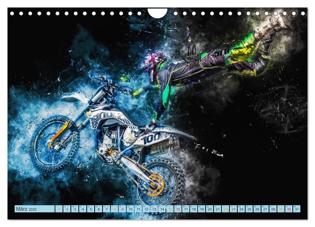 Bild: 9783435410286 | Motocross - extrem cool (Wandkalender 2025 DIN A4 quer), CALVENDO...