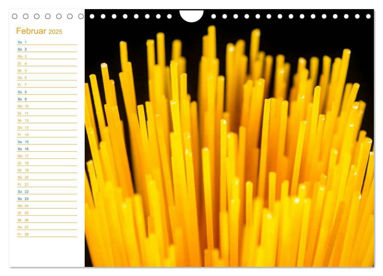 Bild: 9783435532414 | Pasta (Wandkalender 2025 DIN A4 quer), CALVENDO Monatskalender | Jäger