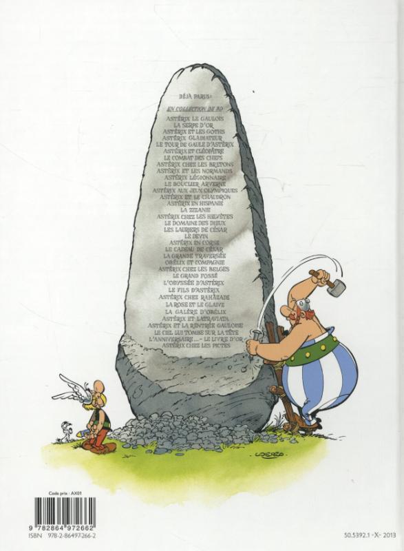 Rückseite: 9782864972662 | Asterix 35. Astérix chez les Pictes | René Goscinny (u. a.) | Buch