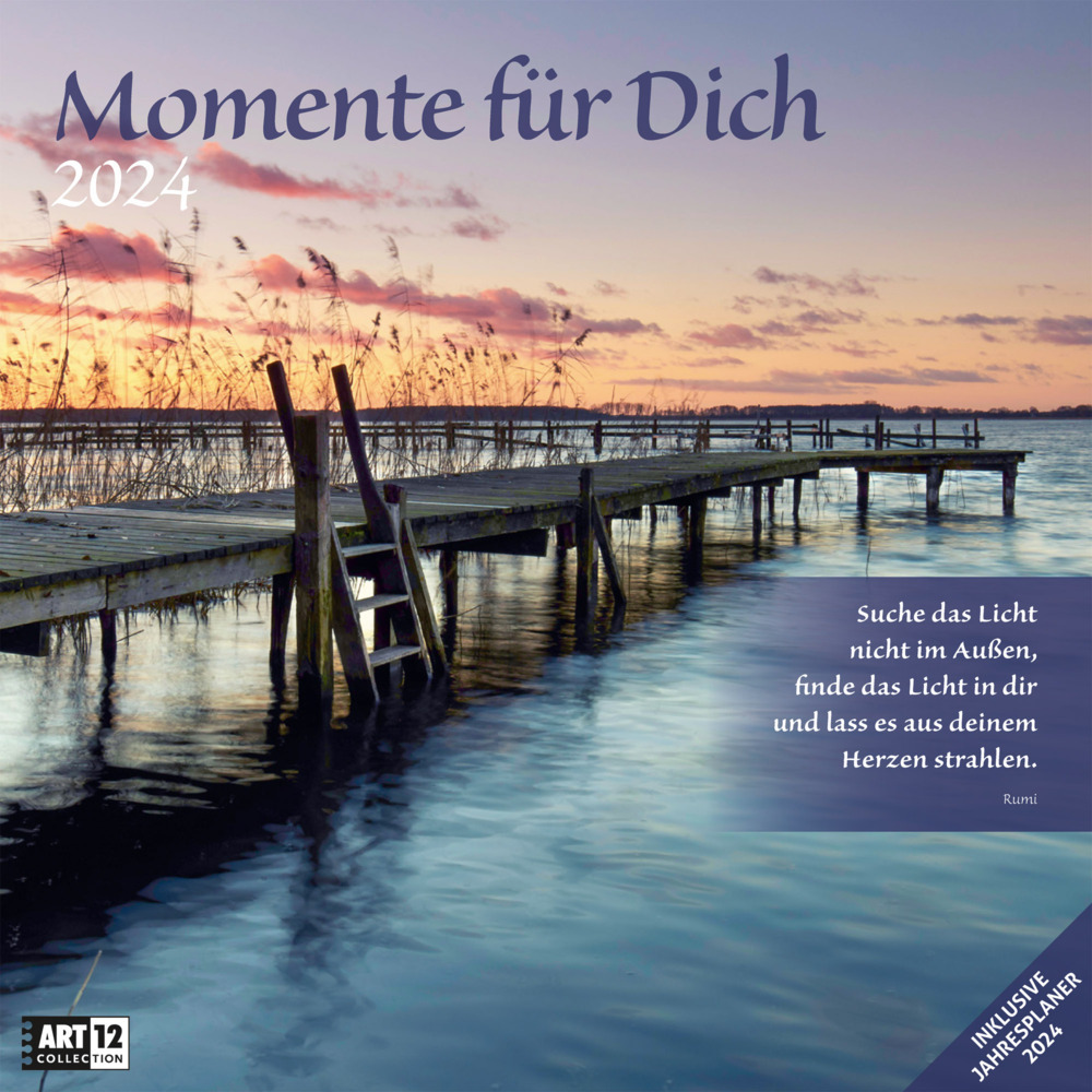 Cover: 9783838444024 | Momente für Dich Kalender 2024 - 30x30 | Ackermann Kunstverlag | 28 S.