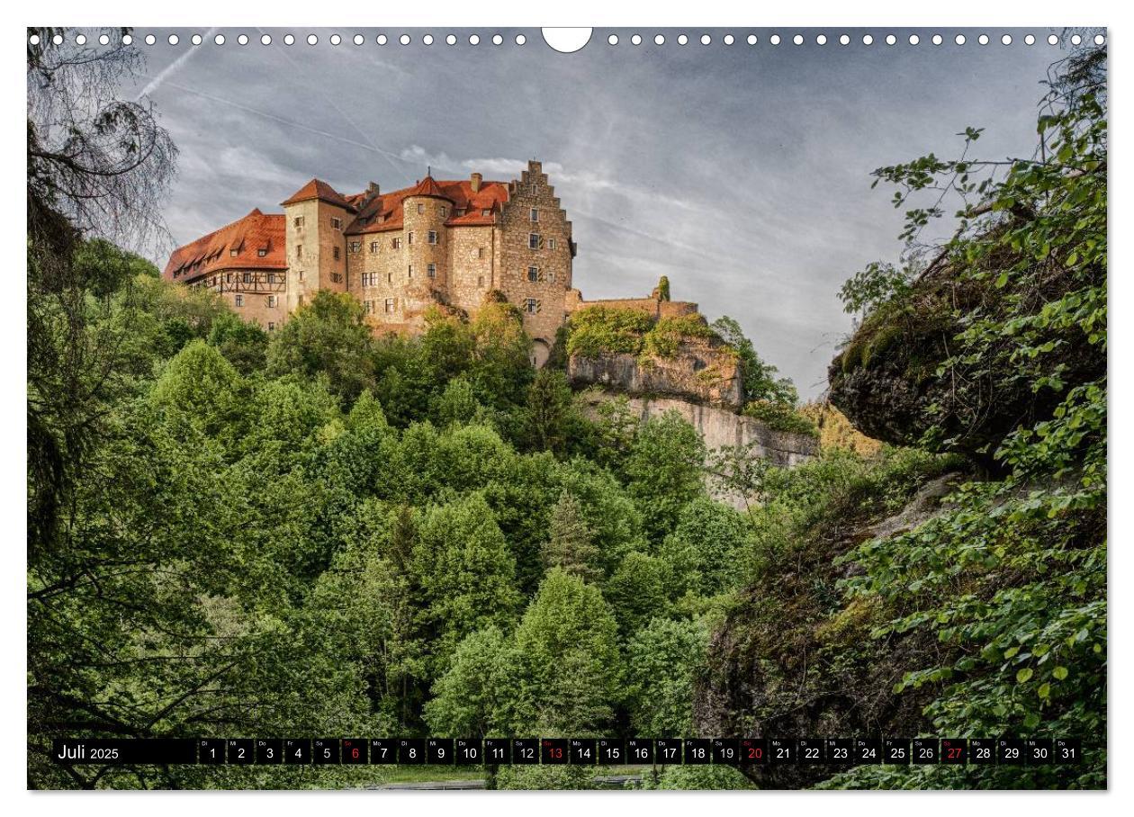 Bild: 9783435607181 | Unterwegs auf der fränkischen Burgenstraße (Wandkalender 2025 DIN...