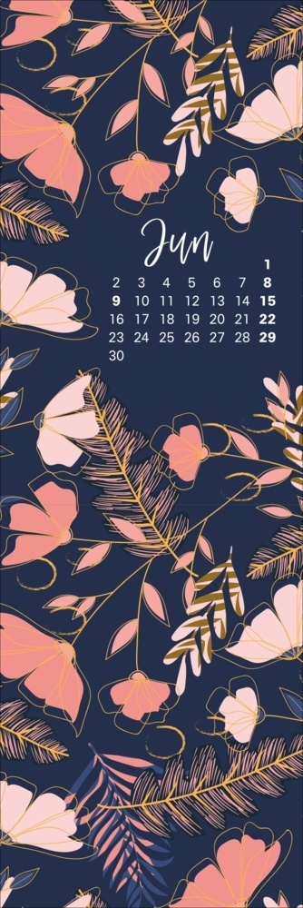 Bild: 9783756407316 | Floral Art Lesezeichen &amp; Kalender 2025 | Kalender | Geblockt | 13 S.