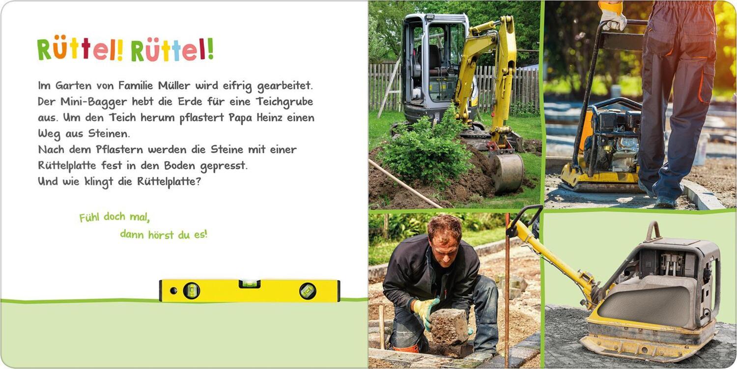 Bild: 9783845845593 | Hör mal rein, wer kann das sein? - Auf der Baustelle | Buch | 12 S.