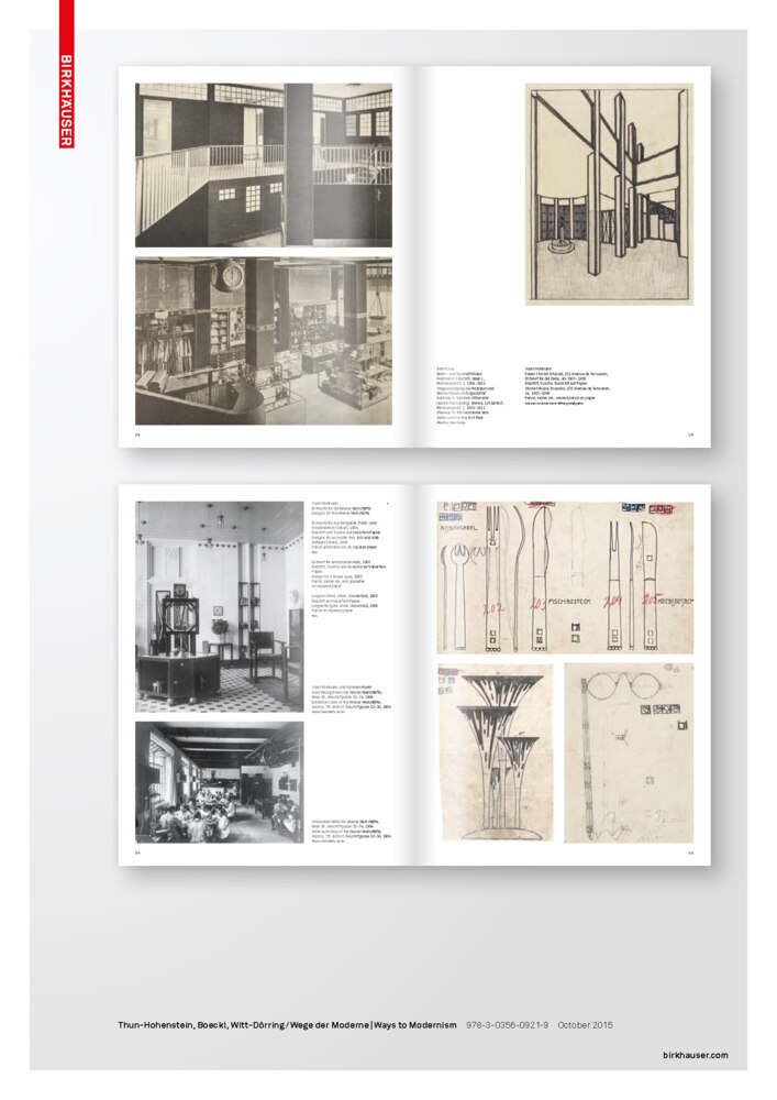 Bild: 9783035609219 | Wege der Moderne / Ways to Modernism | Thun-Hohenstein (u. a.) | Buch