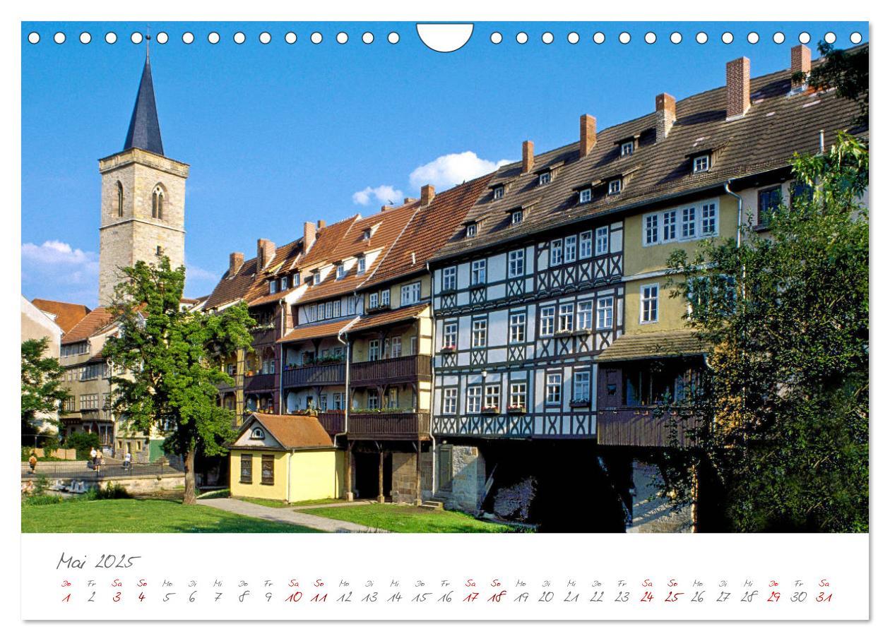 Bild: 9783435191888 | Erfurt - Die Landeshauptstadt mit Geschichte (Wandkalender 2025 DIN...