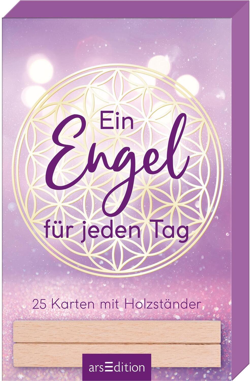 Cover: 4014489134718 | Ein Engel für jeden Tag | 25 Karten mit Holzständer | Box | 25 S.