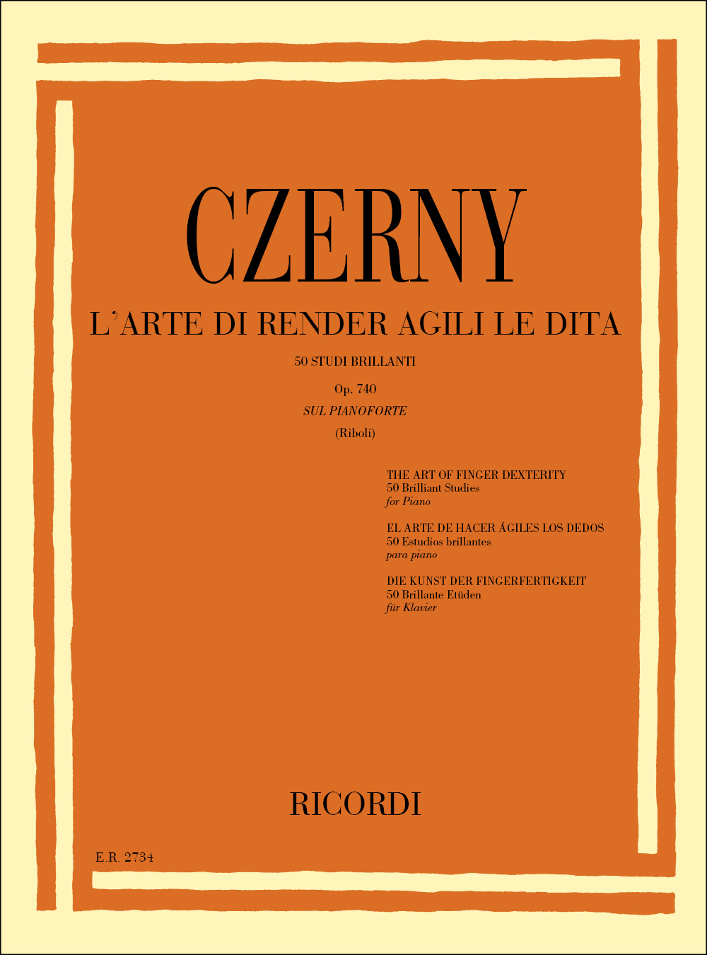 Cover: 9790041827346 | L'Arte Di Rendere Agili Le Dita | Carl Czerny | Buch | 1973 | Ricordi