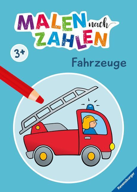 Cover: 9783473555376 | Malen nach Zahlen ab 3: Fahrzeuge | Simone Pahl | Taschenbuch | 24 S.